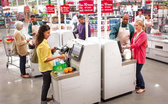 Nur wenige Artikel? Dann nutzen Kunden gern Self-Scanning.