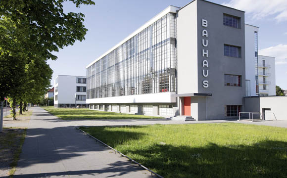 Wahrzeichen des Landes: das Bauhaus in Dessau.