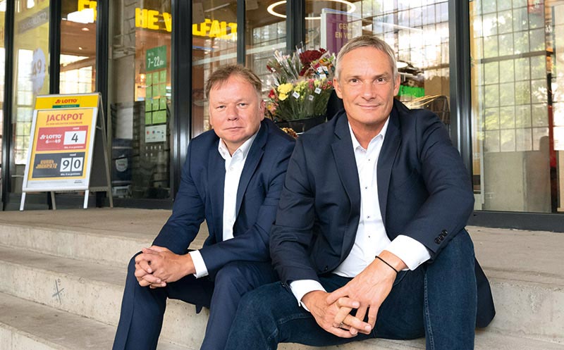 Dirk Thärichen (links, 49) ist seit Juli 2015 Vorstandssprecher der Konsum Leipzig eG.<br />
Michael Faupel (rechts, 51), seit Juli 2015 Vorstand der Konsum Leipzig eG.