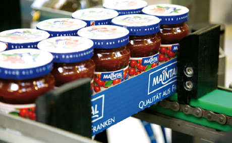 Rund 9 Mio. Gläser verlassen das Werk in Unterfranken pro Jahr.