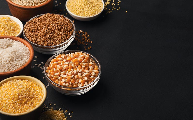 Glutenfreie Alternativen zu Weizen und Co. werden in speziellen Produkten eingesetzt.