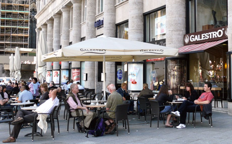 Kaffeetrinken bei GALESTRO in Köln.