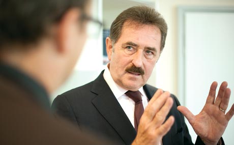 HDE-Präsident Josef Sanktjohanser