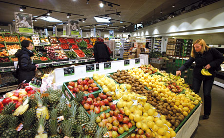 Fokus Regionalität: Obst und Gemüse stammen bis zu 40 Prozent aus der Region.