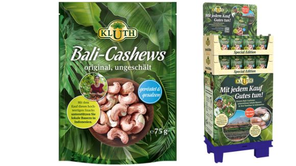 Mit Nüssen Gutes tun: KLUTH Bali-Cashews 75 g 