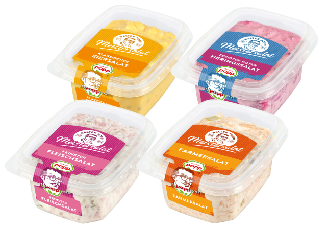 Walter Popps Meistersalate im neuen Look