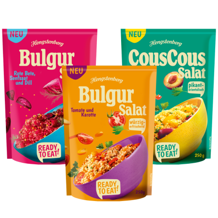 Next Level Convenience: CousCous und Bulgur Salate