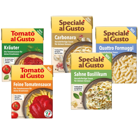 Servierfertige Saucen direkt aus Italien