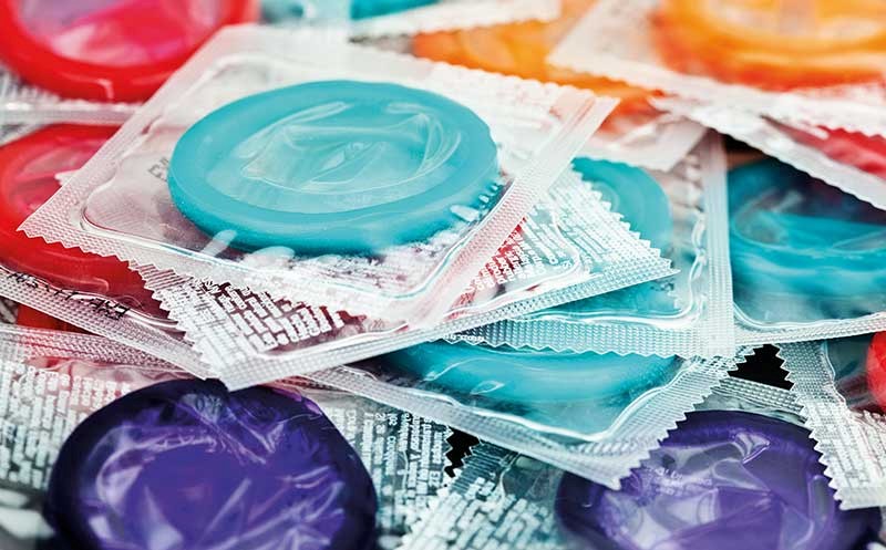 Kondomverkauf auf Normalmaß