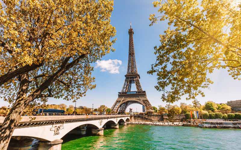 Eiffel Tower in Spring